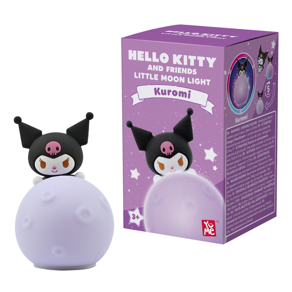 Veilleuse Kuromi Little Moon Light - Hello Kitty and Friends (modèle aléatoire)