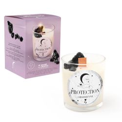 Kit DIY Lithothérapie - Bougie Protection Obsidienne