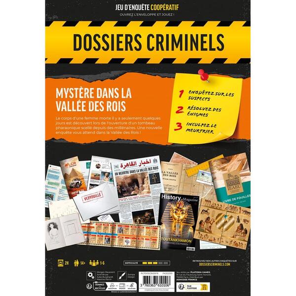 Dossiers Criminels - Mystère Dans La Vallée Des Rois