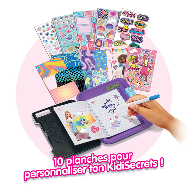 Mon journal intime vocal noir - KidiSecrets 365