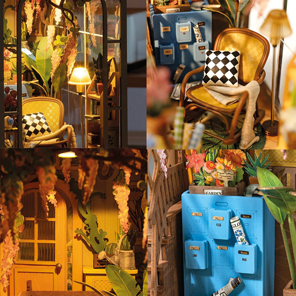 Maquette diorama Pavillon de jardin (176 pièces)