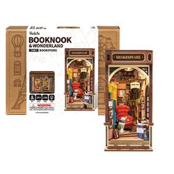 Maquette diorama Librairie Shakespeare (194 pièces)