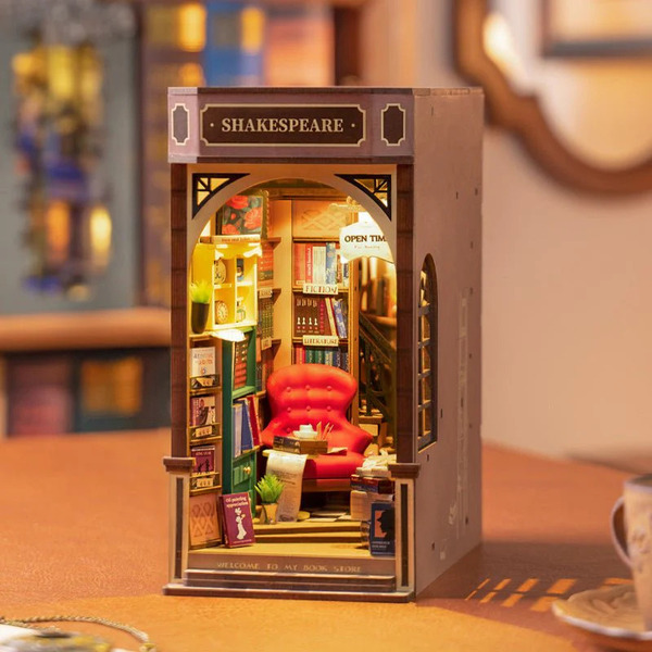 Maquette diorama Librairie Shakespeare (194 pièces)