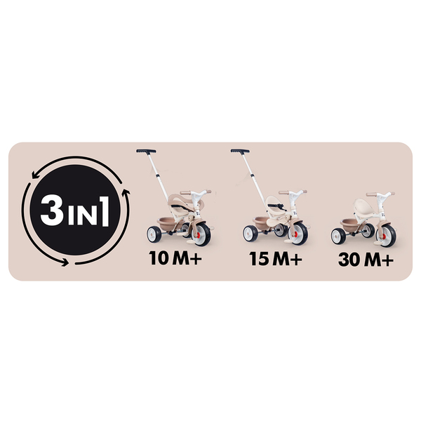 Tricycle Be Move Confort Beige 