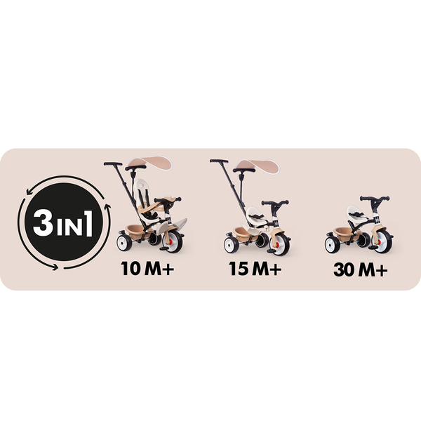 Tricycle Baby Balade Beige 