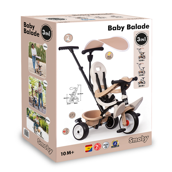 Tricycle Baby Balade Beige 