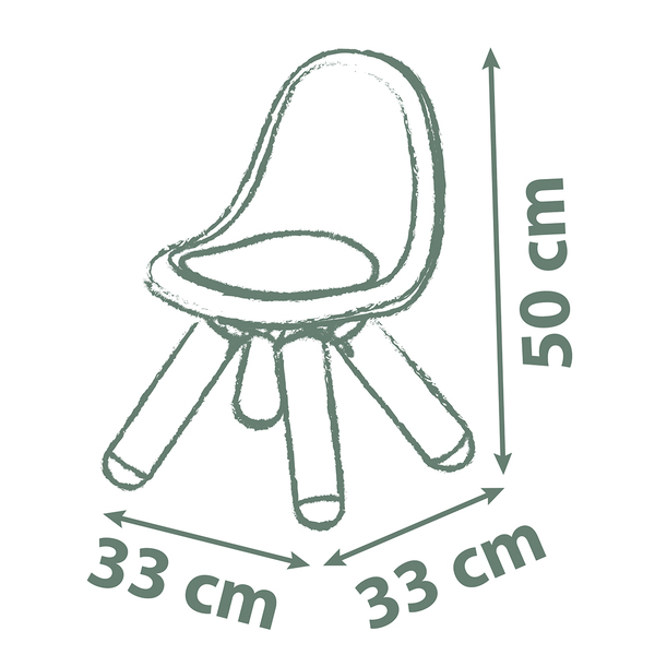Chaise bleue Kid - Smoby Life