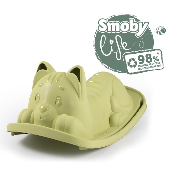 Jouet à bascule - Chat vert - Smoby Life 