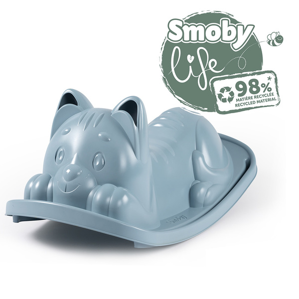 Jouet à bascule - Chat bleu - Smoby Life 