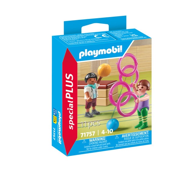 71757- Playmobil Special Plus - Duo d enfants avec matériel gymnastique