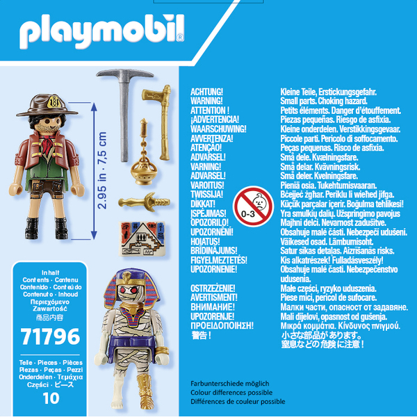 71796 - Playmobil Duo - Chasseur de trésors avec momie