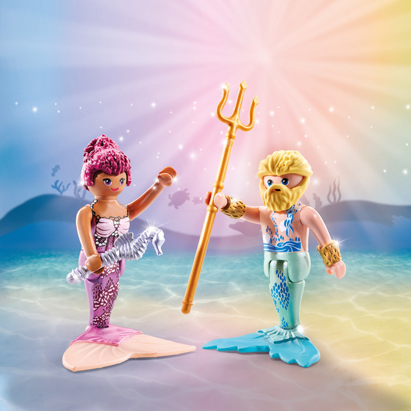 71799 - Playmobil Duo - Sirène et triton avec sceptre et trident