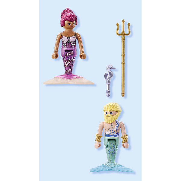 71799 - Playmobil Duo - Sirène et triton avec sceptre et trident