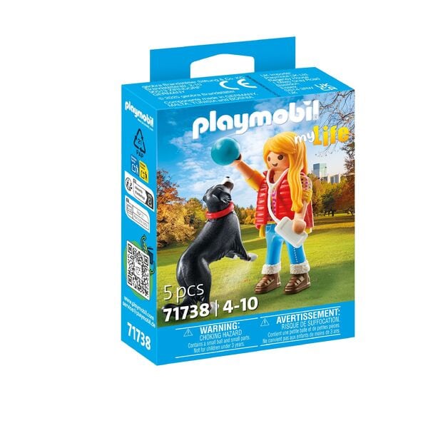 71738 - Playmobil My Life - Jeune fille avec chien de montagne