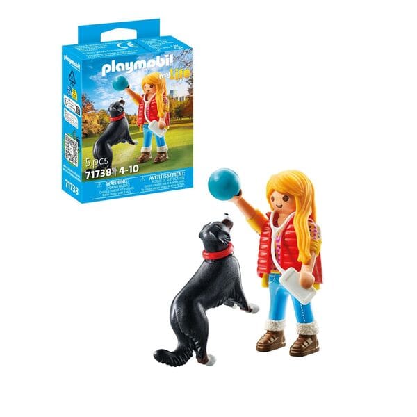 71738 - Playmobil My Life - Jeune fille avec chien de montagne