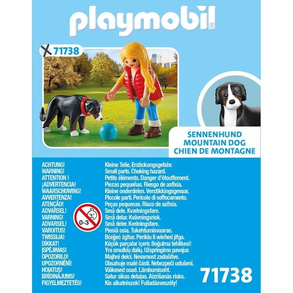 71738 - Playmobil My Life - Jeune fille avec chien de montagne