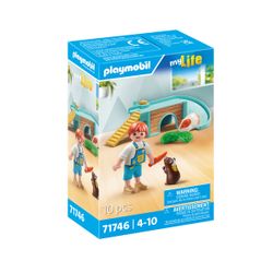 71746 - Playmobil My Life - Enfant 2 cochons d'Inde et accessoires