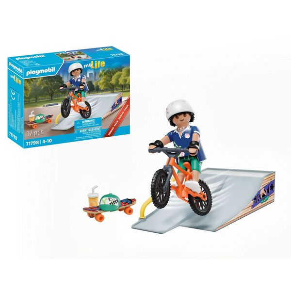 71798 - Playmobil My Lyfe - Snowboarder avec rampe