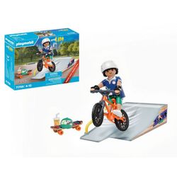 71798 - Playmobil My Lyfe - Snowboarder avec rampe