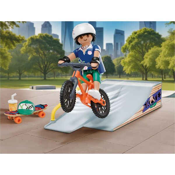 71798 - Playmobil My Lyfe - Snowboarder avec rampe