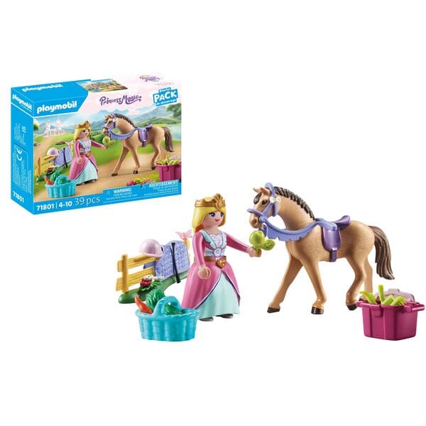 71801 - Playmobil Princess Magic - Princesse cavalière avec cheval