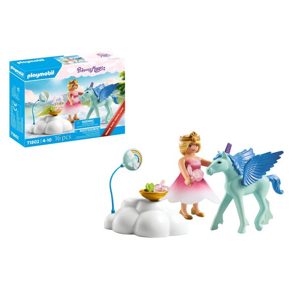 71802 - Playmobil My Life - Princesse et poulain ailé avec nuage