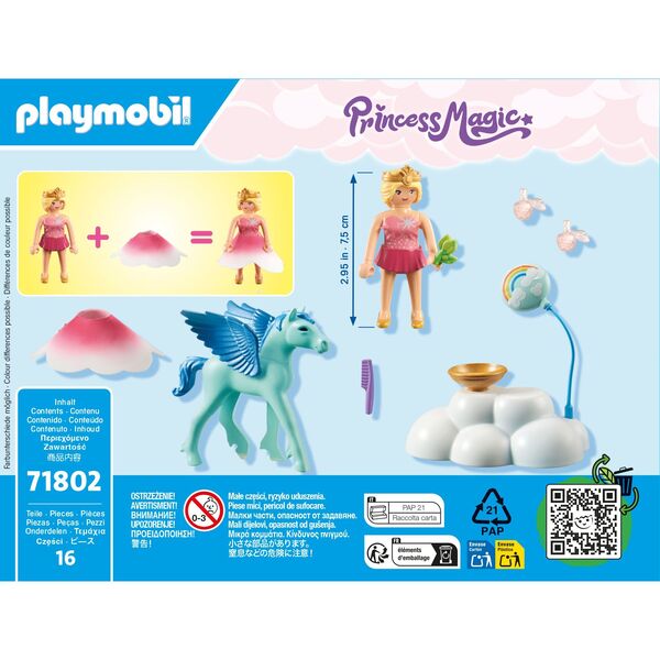 71802 - Playmobil My Life - Princesse et poulain ailé avec nuage