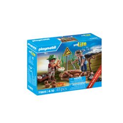 71805 - Playmobil My Life - Chasseurs et fossiles de dinosaures
