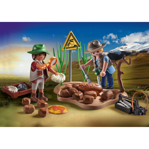71805 - Playmobil My Life - Chasseurs et fossiles de dinosaures