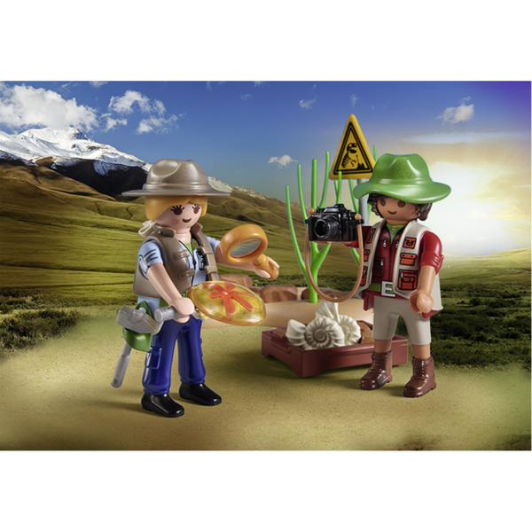 71805 - Playmobil My Life - Chasseurs et fossiles de dinosaures