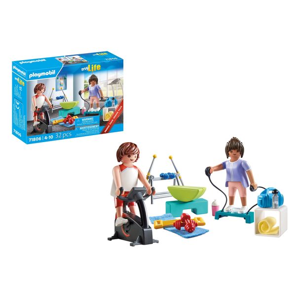 71806 - Playmobil My Life - Sportifs avec matériel de fitness