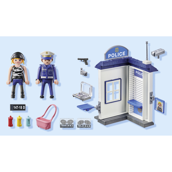 71733 - Playmobil Action Heroes - Salle d interrogatoire de police