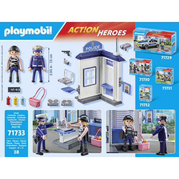 71733 - Playmobil Action Heroes - Salle d interrogatoire de police