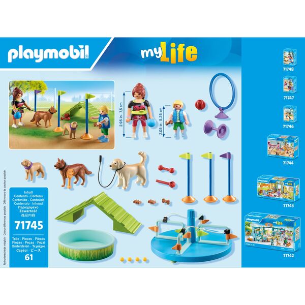 71745 - Playmobil My Life - Aire de jeux pour chiens