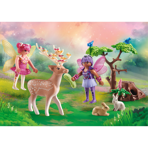 71800 - Playmobil Princess Magic - Duo de fées avec animaux de la forêt