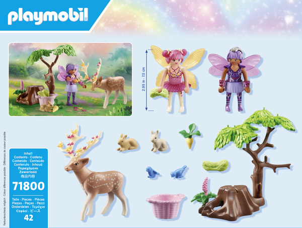 71800 - Playmobil Princess Magic - Duo de fées avec animaux de la forêt
