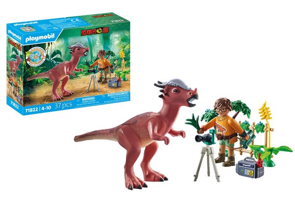 71822 - Playmobil Dinos - Stygimoloch, chercheur et accessoires