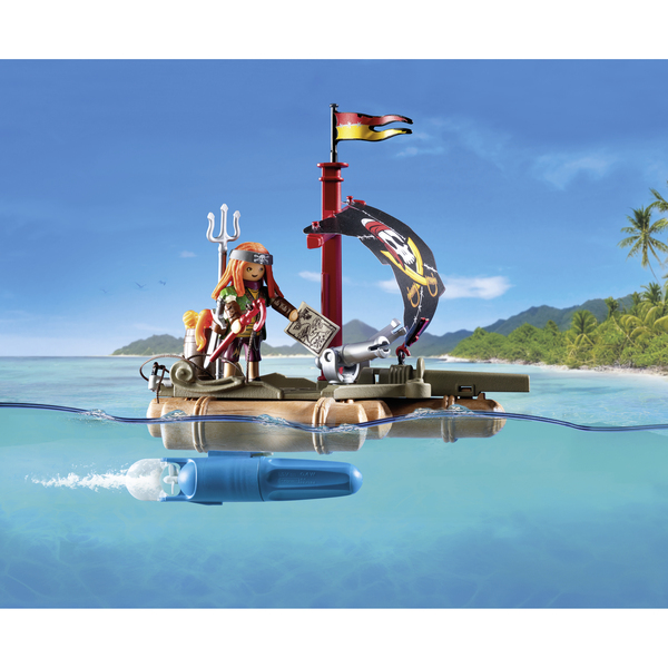 71794 - Playmobil Pirates - Pirate avec radeau flottant et trésor