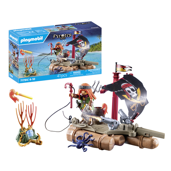 71794 - Playmobil Pirates - Pirate avec radeau flottant et trésor
