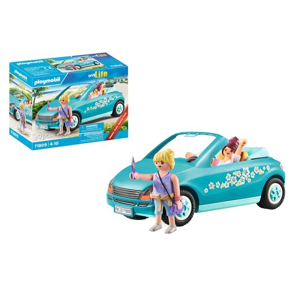 71809 - Playmobil My Life - Cabriolet, jeunes filles et accessoires