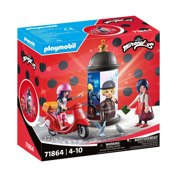 71864 - Playmobil Miraculous Ladybug - Marinette en scooter