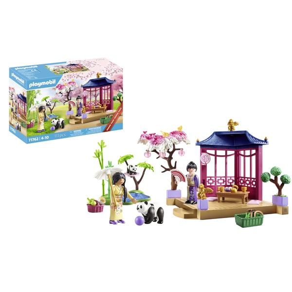 71762 - Playmobil - Jardin asiatique avec famille de pandas