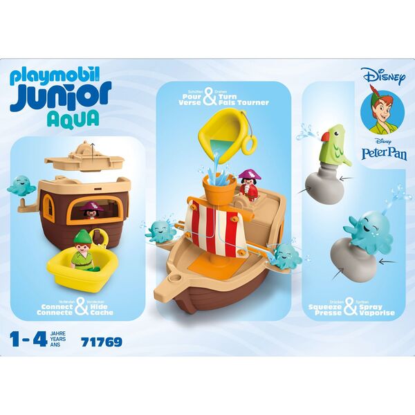 71769 - PLAYMOBIL JUNIOR AQUA DISNEY - Peter Pan bateau pirate 
