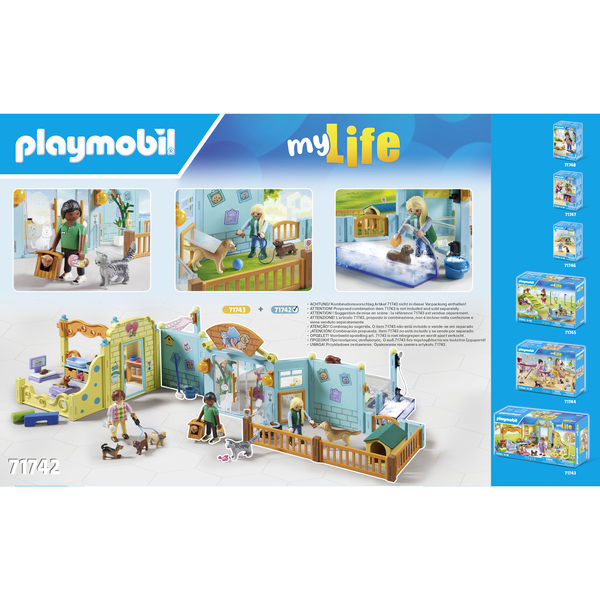 71742 - Playmobil My Life - Hôtel des animaux