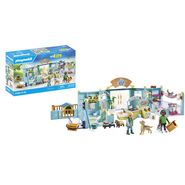 71742 - Playmobil My Life - Hôtel des animaux