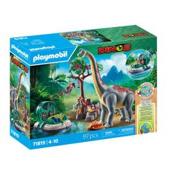 71819 - Playmobil Dinos - Brachiosaure, explorateurs et aéroglisseur