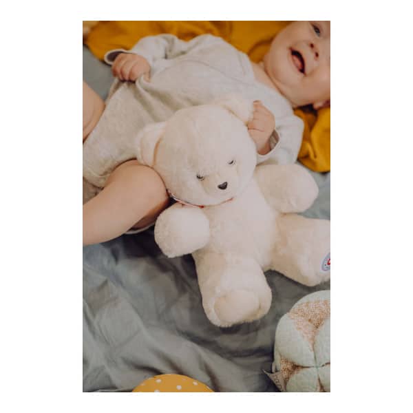 Peluche "Le petit ours français" ivoire 25cm