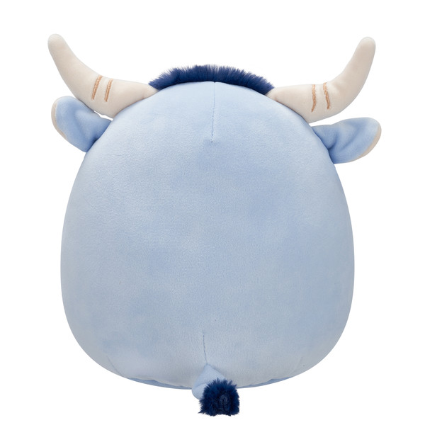 Peluche Squishmallows Toro la vache bleue des Highlands - 19cm