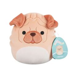 Peluche Squishmallows Morton le Shar Pei - 19cm