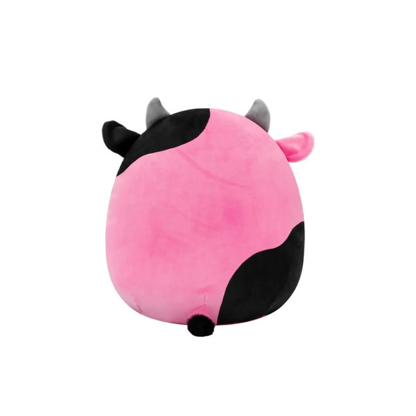 Peluche Squishmallows Pollyanna la vache rose et noire - 30cm